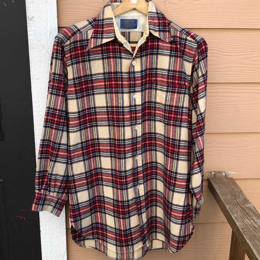 Pendleton Vintage Plaid Button Down - image 1